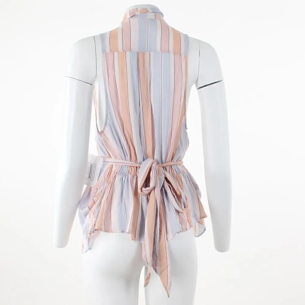 Free People Striped Blouse
